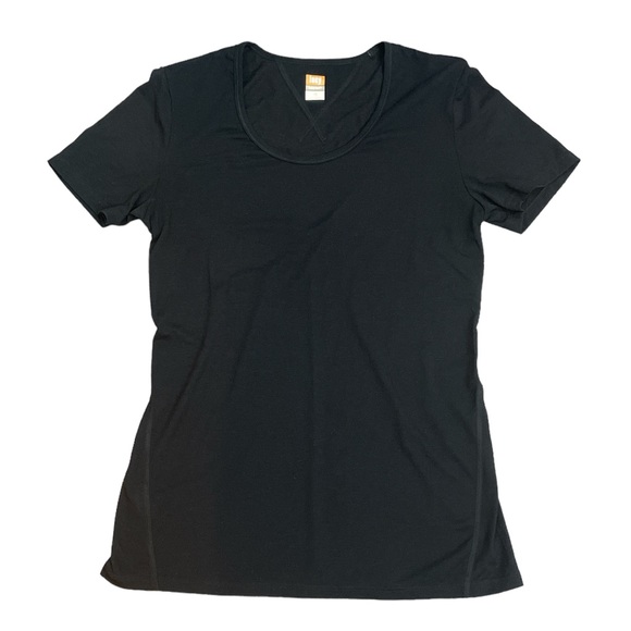Lucy Tech Black Tech Tee Short Sleeve Scoop Neck XS - Picture 1 of 9